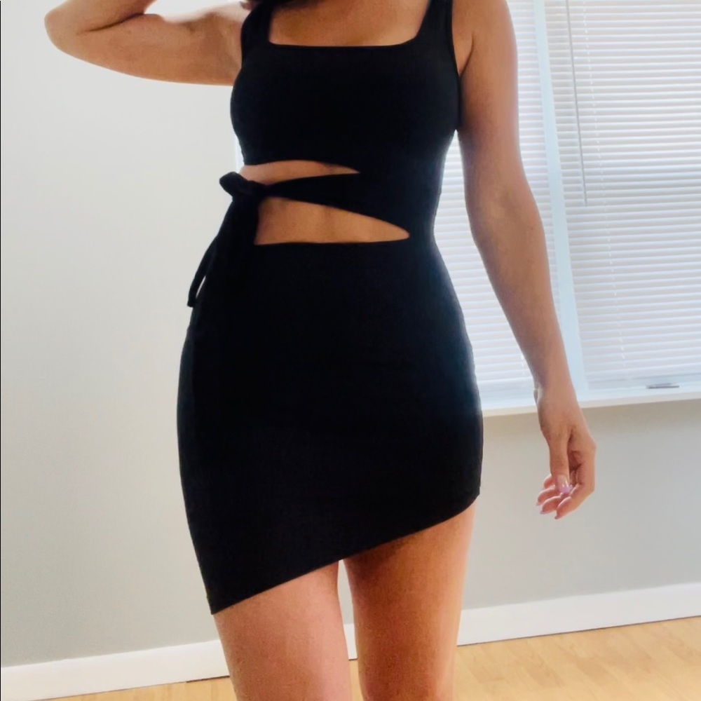 NWOT Sexy bodycon cutout mini club tank dress